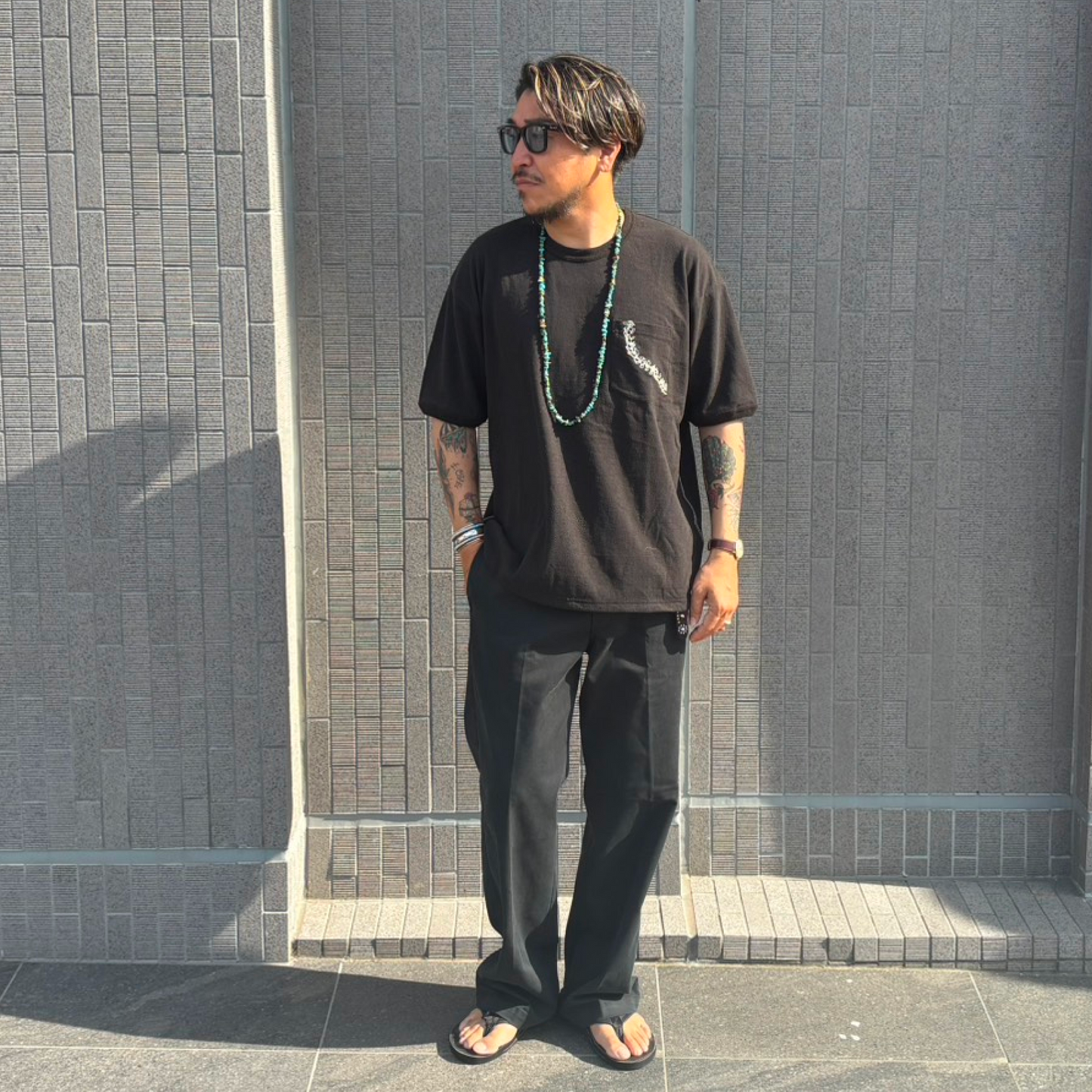 Silk Cotton Ringer Tee