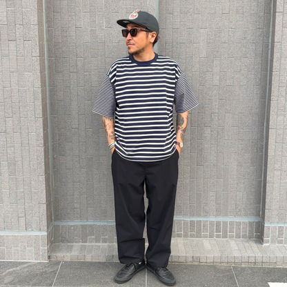 切り替えボーダーTEE