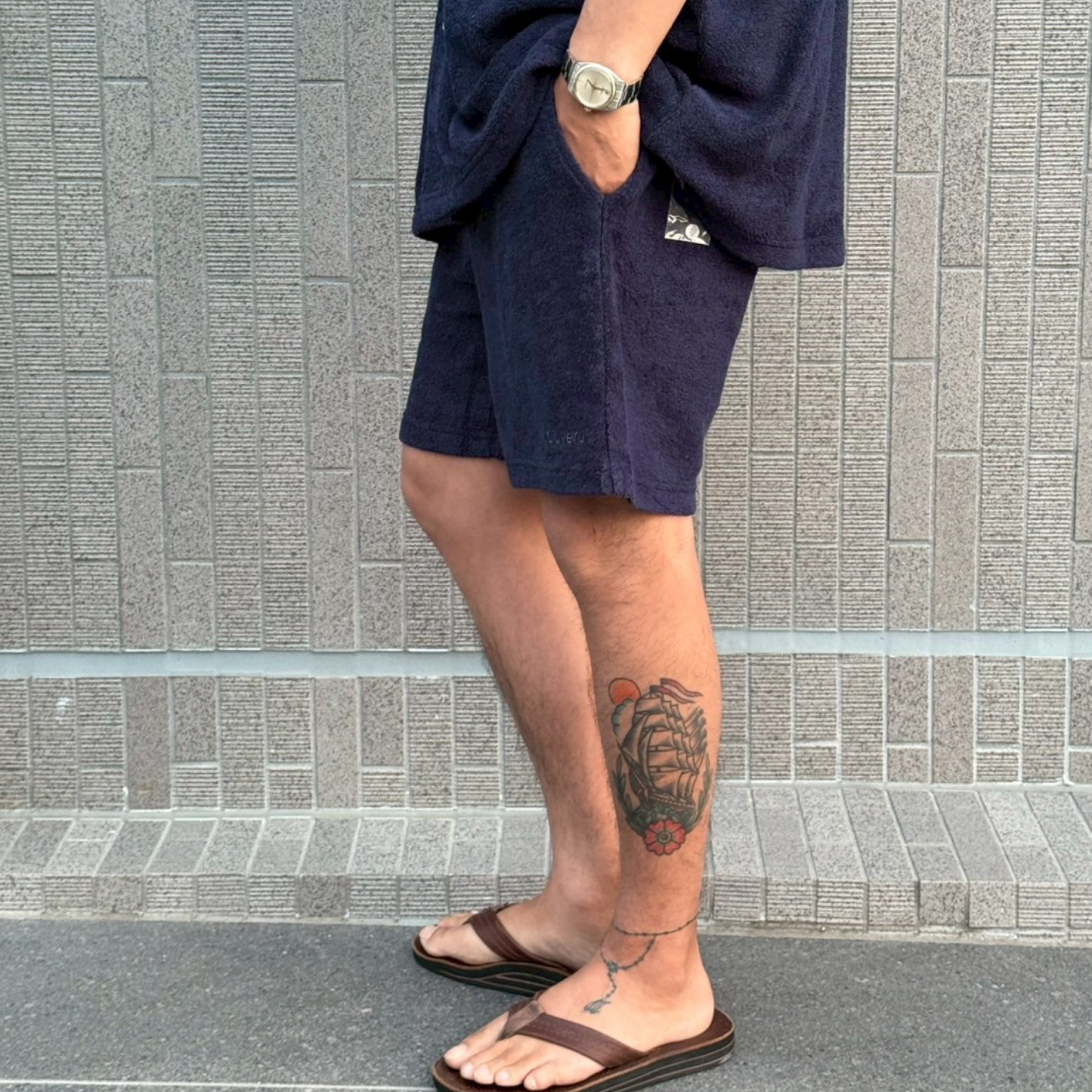 CLSS-2510 Cloveru® AFTER SURF PILE Shorts.