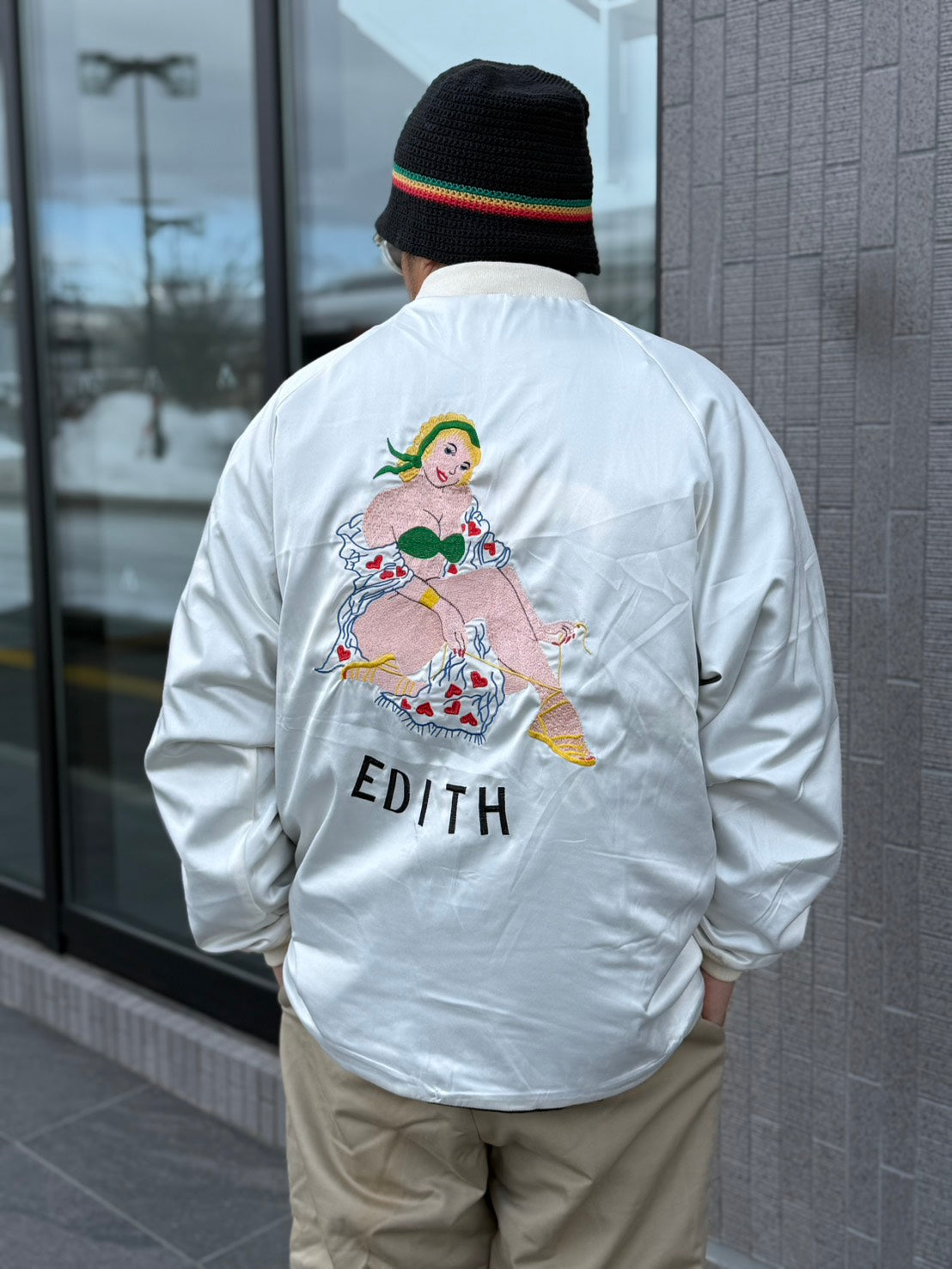 CLSS-2615 Special Cloveru®︎ Velor Souvenir Reversible JKT【 EAGLE & GIRL 1958-1960 】