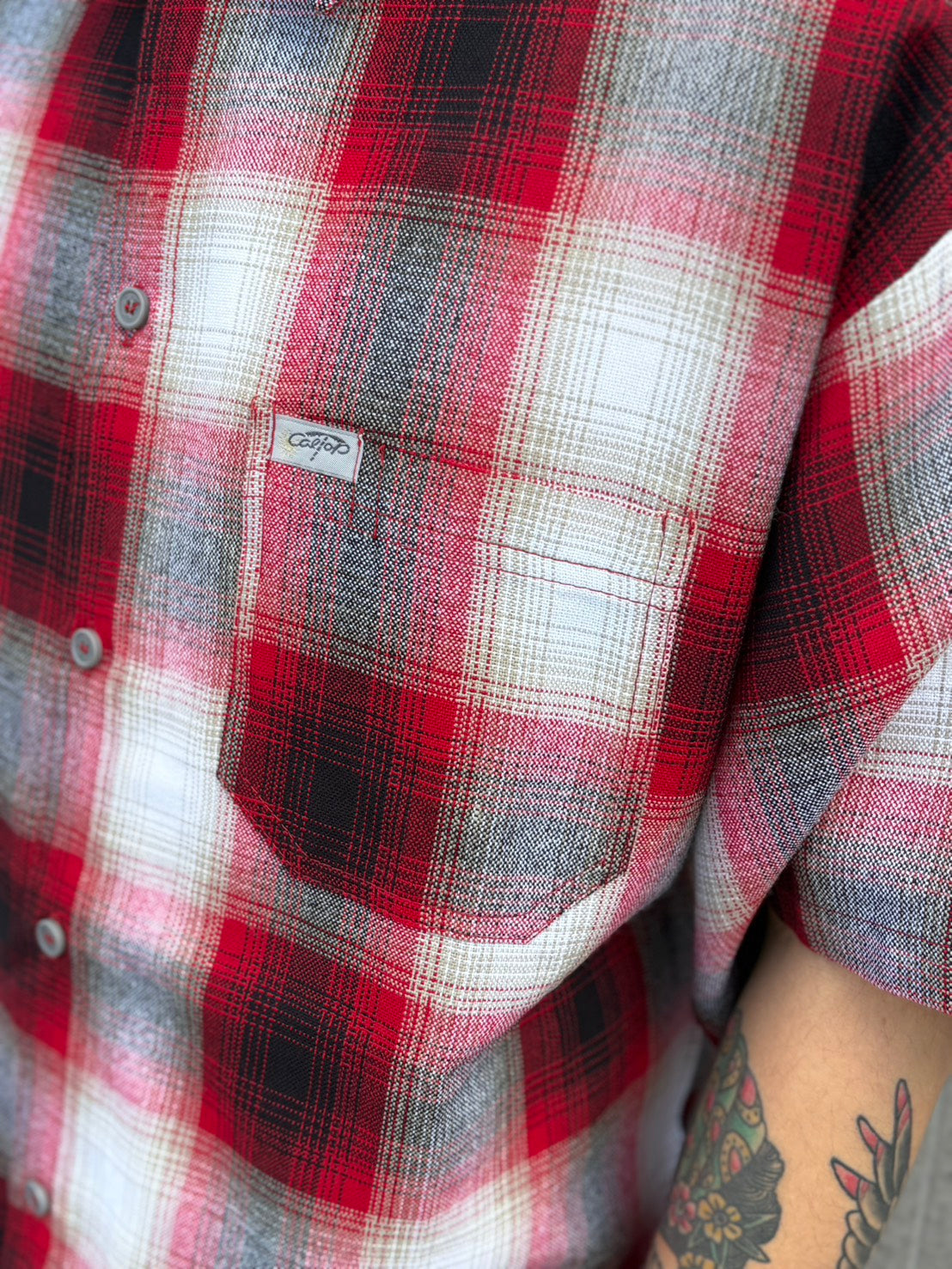 CALTOP2026 S/S　チェックシャツ
