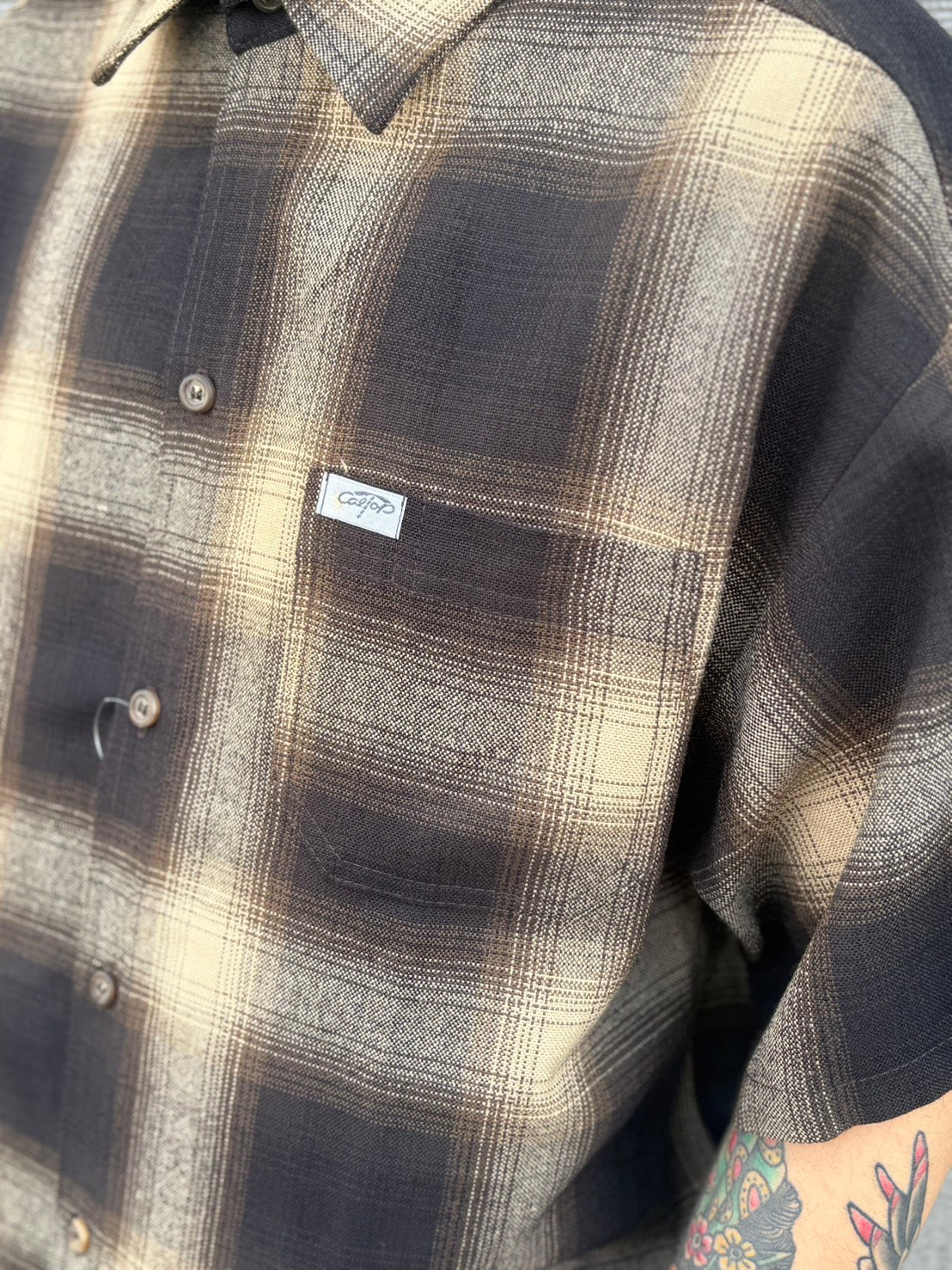 CALTOP2026 S/S　チェックシャツ