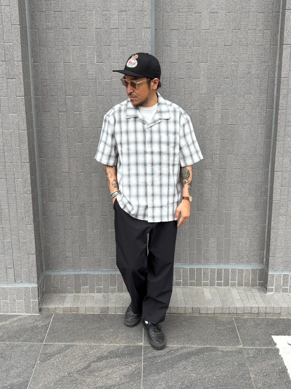 Rayon Mix Ombre Slit S/S Shirts