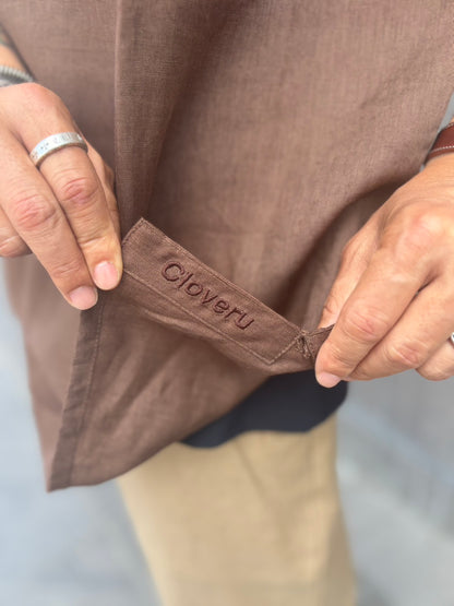 CLSS2609  Cloveru®︎ Comfort Linen Skipper Shirts.