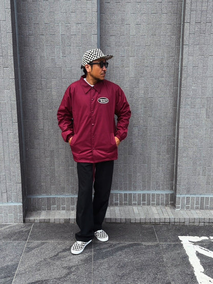 【VANSON / バンソン】 NYLON COACH JACKET