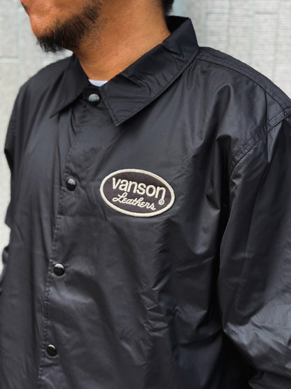 【VANSON / バンソン】 NYLON COACH JACKET