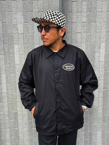 【VANSON / バンソン】 NYLON COACH JACKET