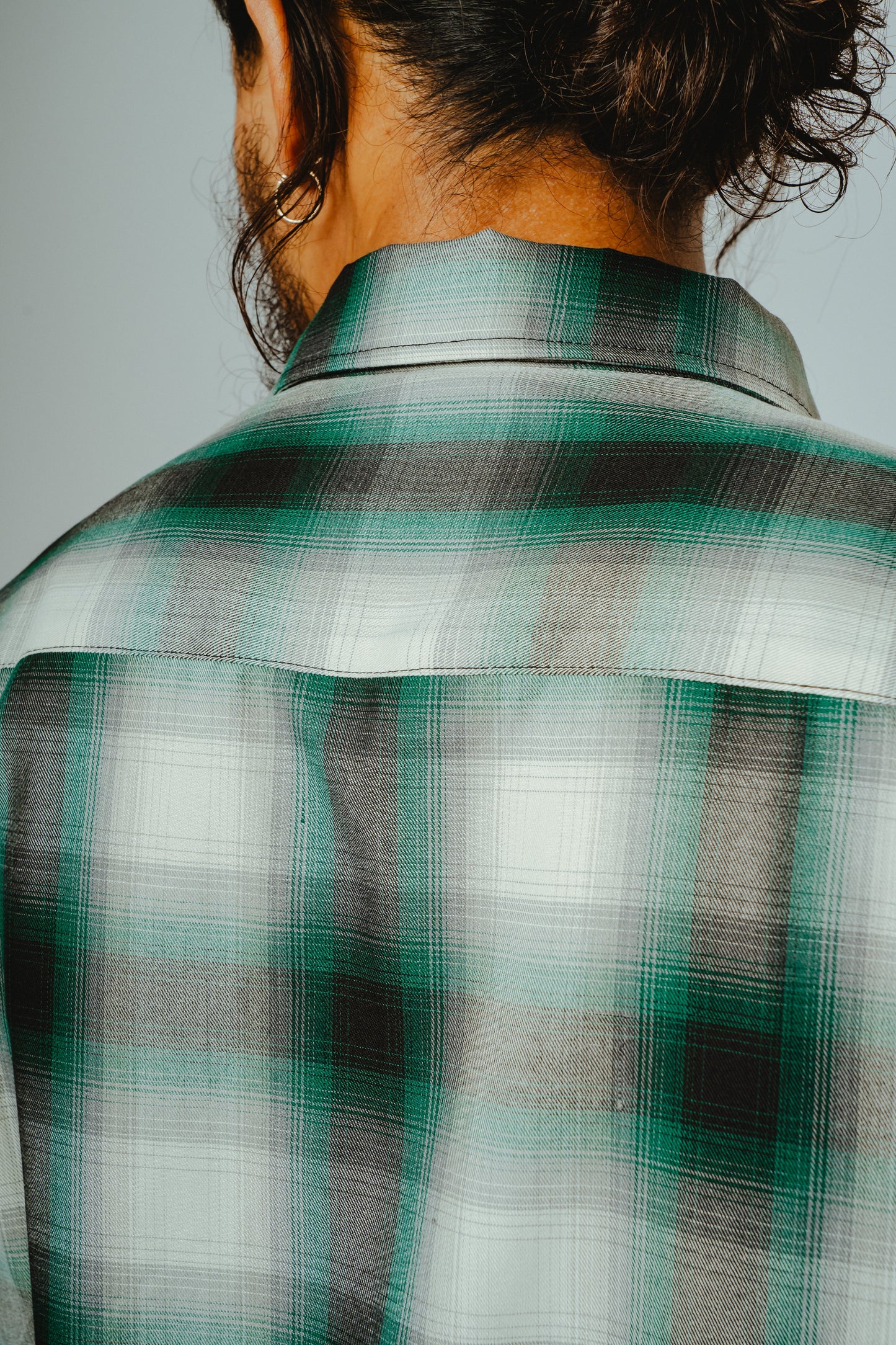 Rayon Mix Ombre Slit L/S Shirts