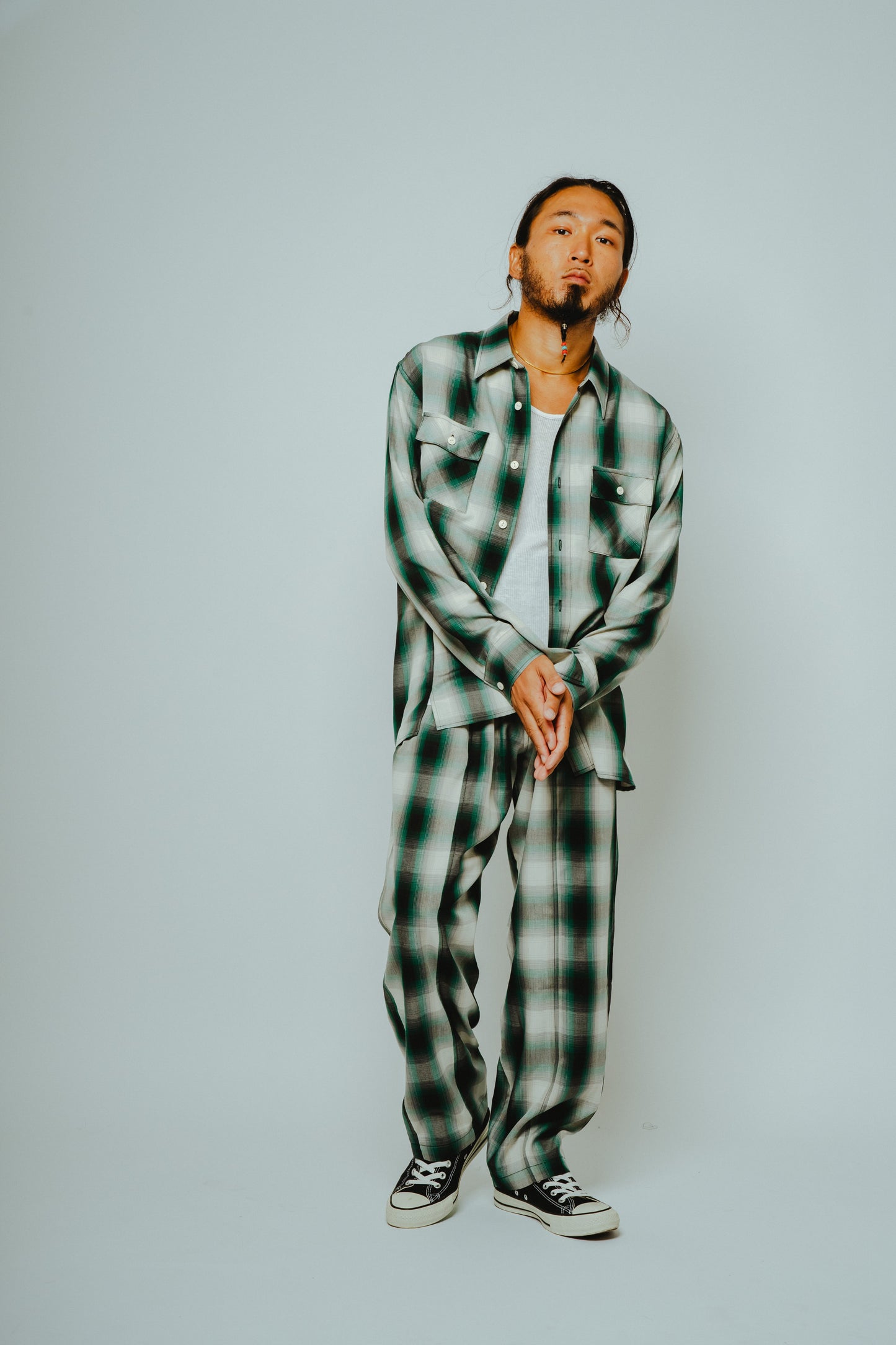 Rayon Mix Ombre Easy Pants