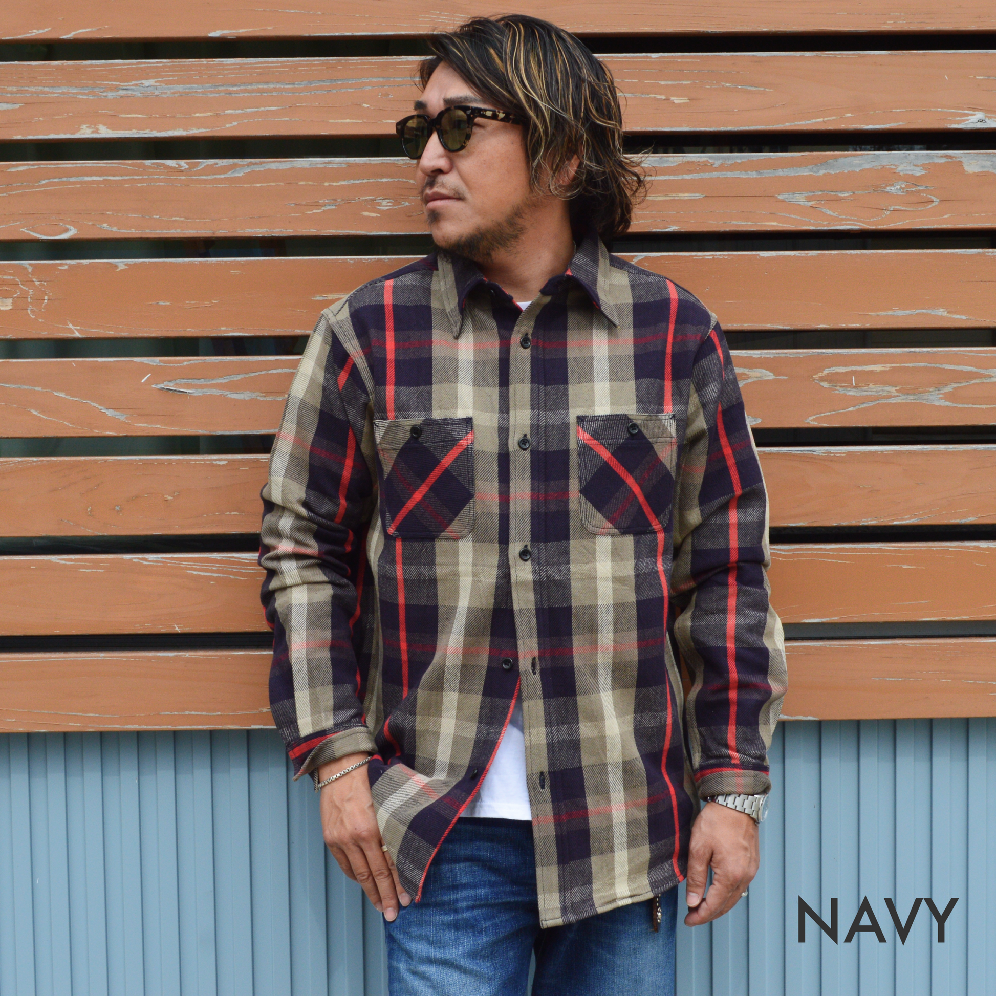 FIVE BROTHER ヘビーネルシャツ – Sunny Parks FIVE BROTHER ヘビーネルシャツ – Sunny Parks