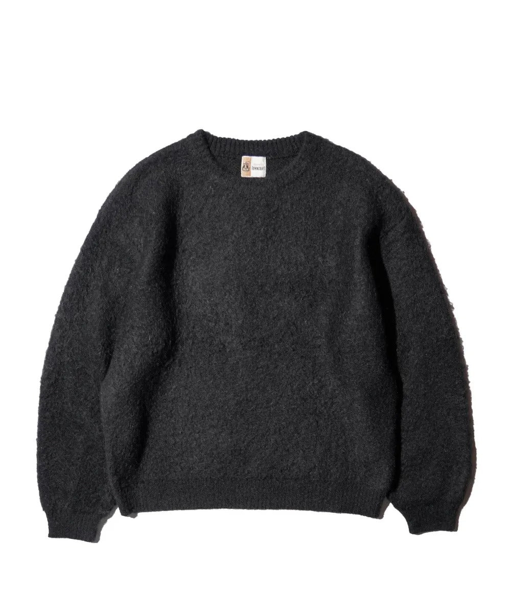 MOHAIR SHAGGY CREW SWEATER