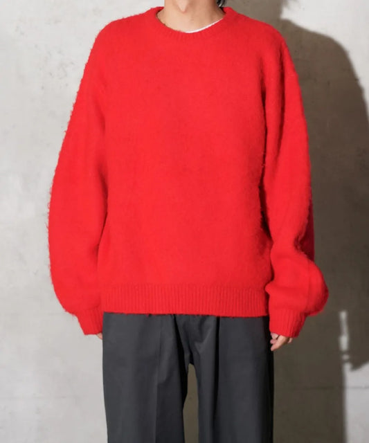 MOHAIR SHAGGY CREW SWEATER