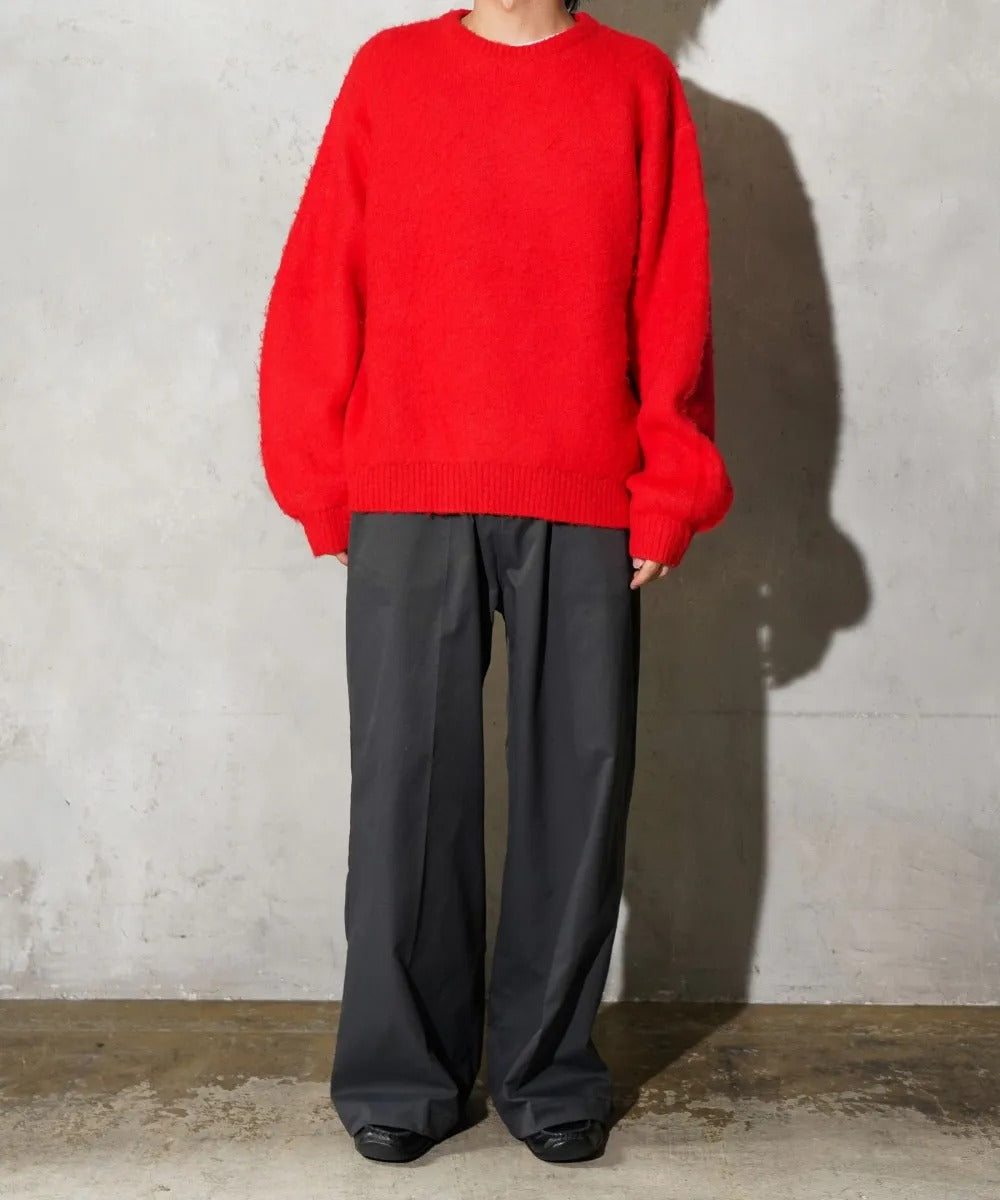 MOHAIR SHAGGY CREW SWEATER