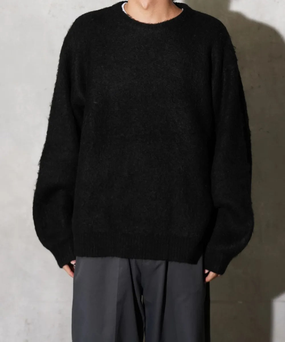 MOHAIR SHAGGY CREW SWEATER