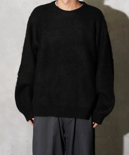 MOHAIR SHAGGY CREW SWEATER