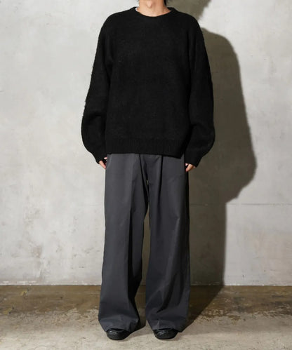 MOHAIR SHAGGY CREW SWEATER
