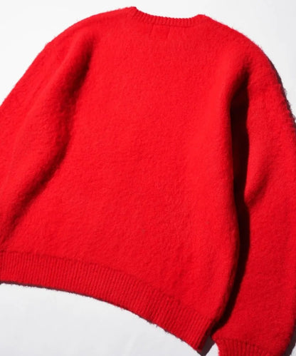 MOHAIR SHAGGY CREW SWEATER