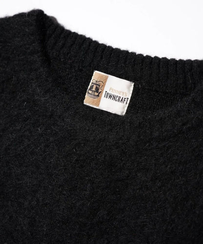 MOHAIR SHAGGY CREW SWEATER