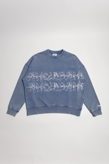 Beach Crewneck(Double Lei)