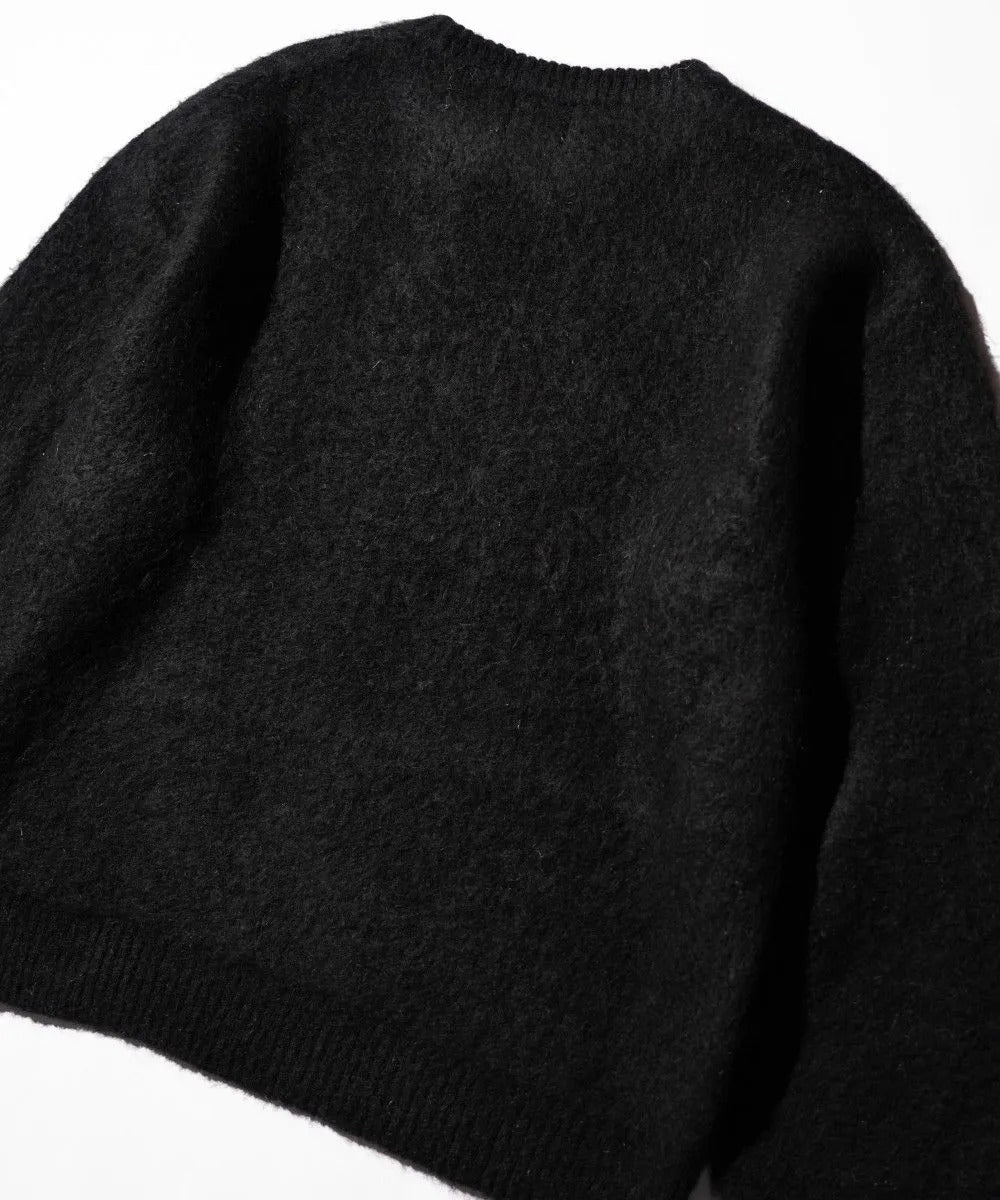 MOHAIR SHAGGY CREW SWEATER