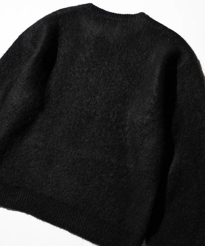 MOHAIR SHAGGY CREW SWEATER